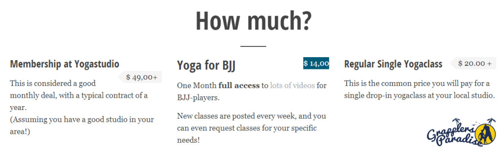 Price Yoga for Bjj
